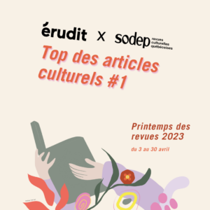 1 Érudit - Printemps des revues - top 1