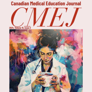 5_CMEJ Couverture du volume 15 de la revue Canadian Medical Education Journal.